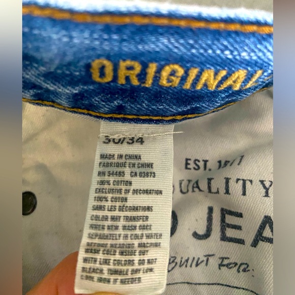 American Eagle Outfitters Men’s Original Straight Jeans size 30 X 34 - Picture 11 of 11